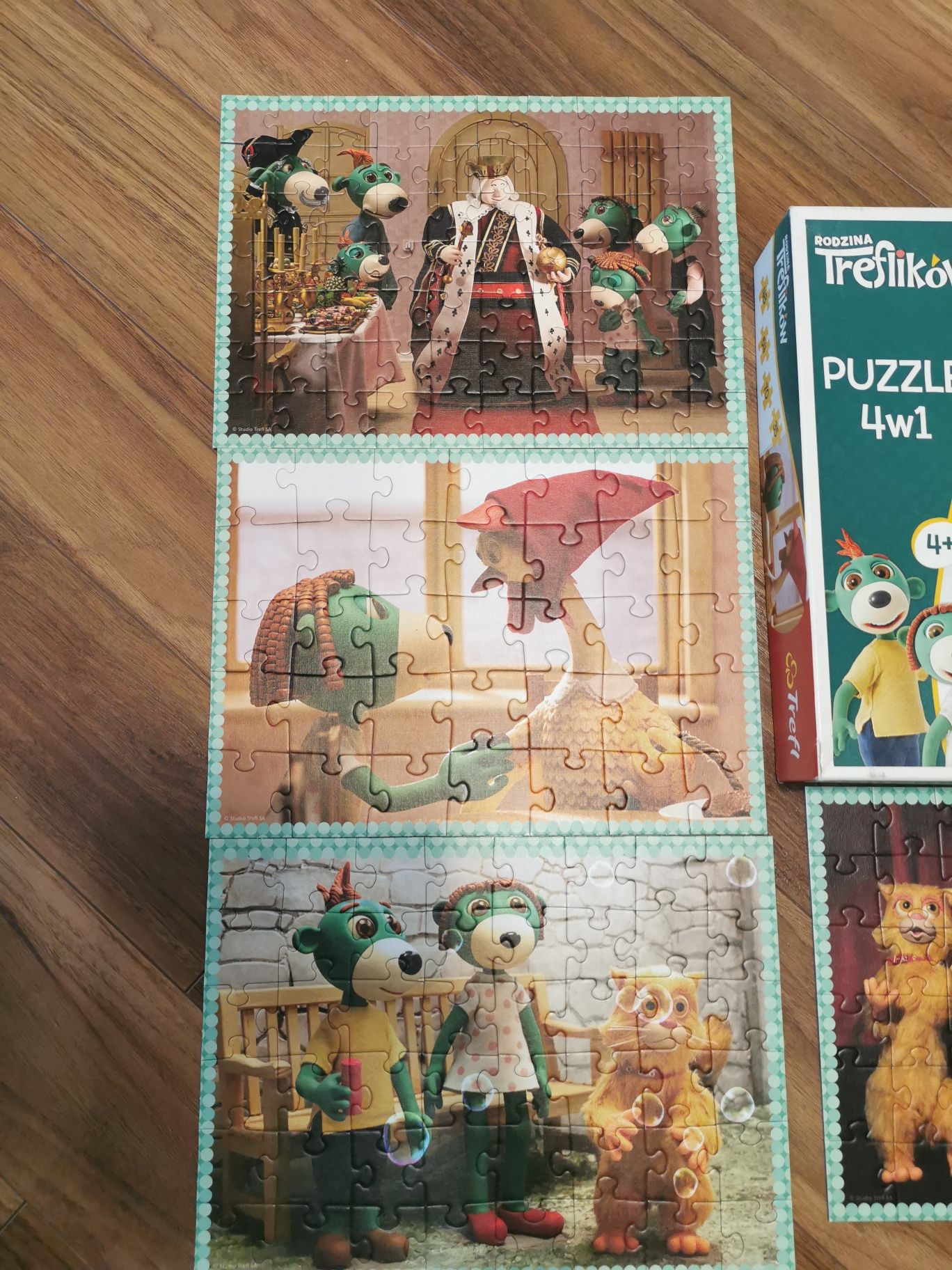 Puzzle rodzina Treflików