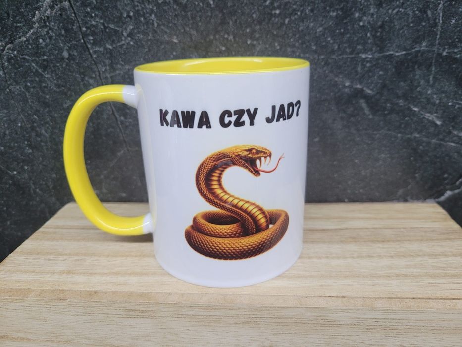 Kubek Wąż Kawa Jad