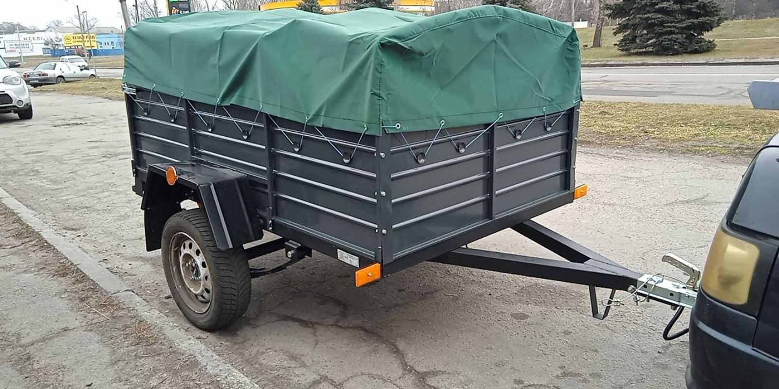 Прицеп причіп ПА 2000 до легкового авто з виробництва.