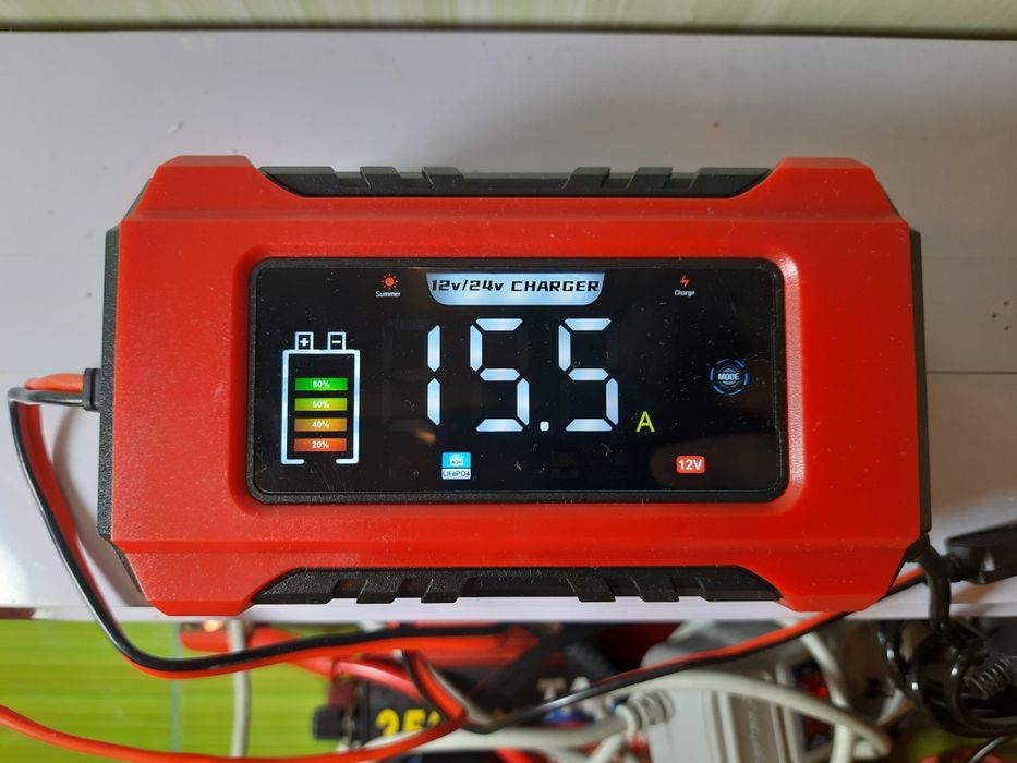 Зарядний пристрій для акумуляторів 15А 12В та 8А 24В