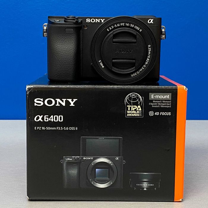Sony Alpha A6400 + E PZ 16-50mm f/3.5-5.6 OSS II | 3 ANOS DE GARANTIA