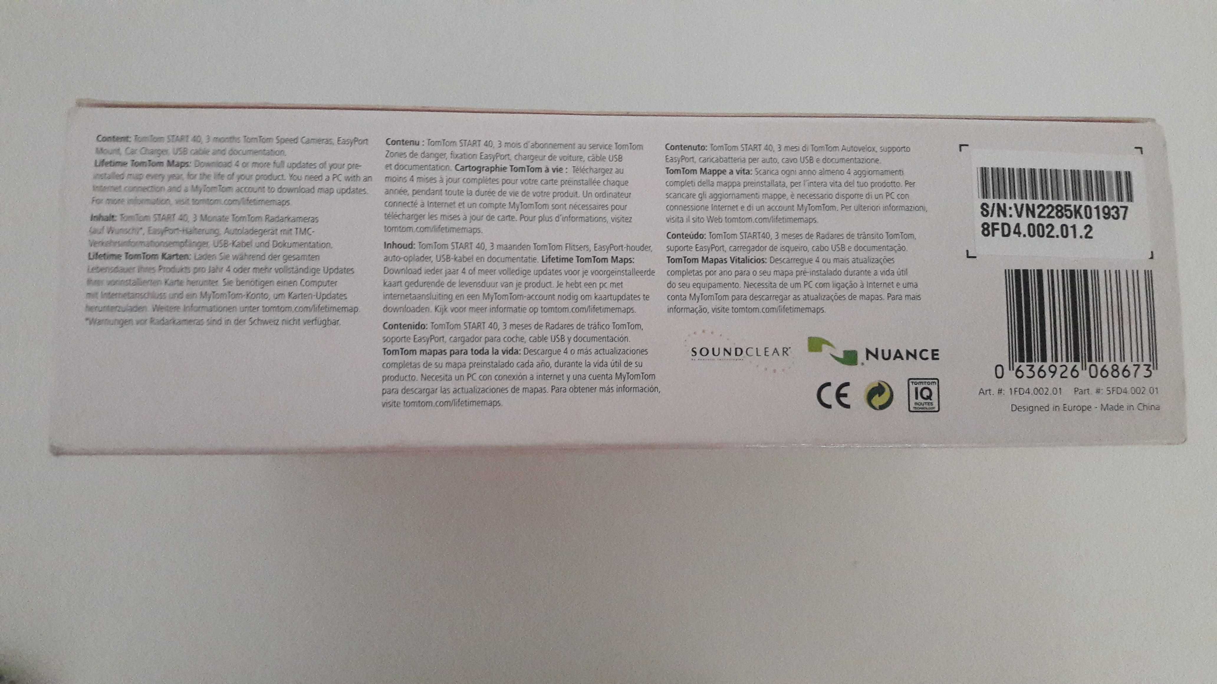 GPS TomTom Start 40