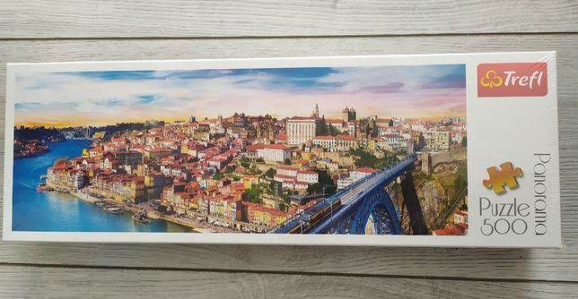 Puzzle Portugalia Porto 500 nowe w folii panorama