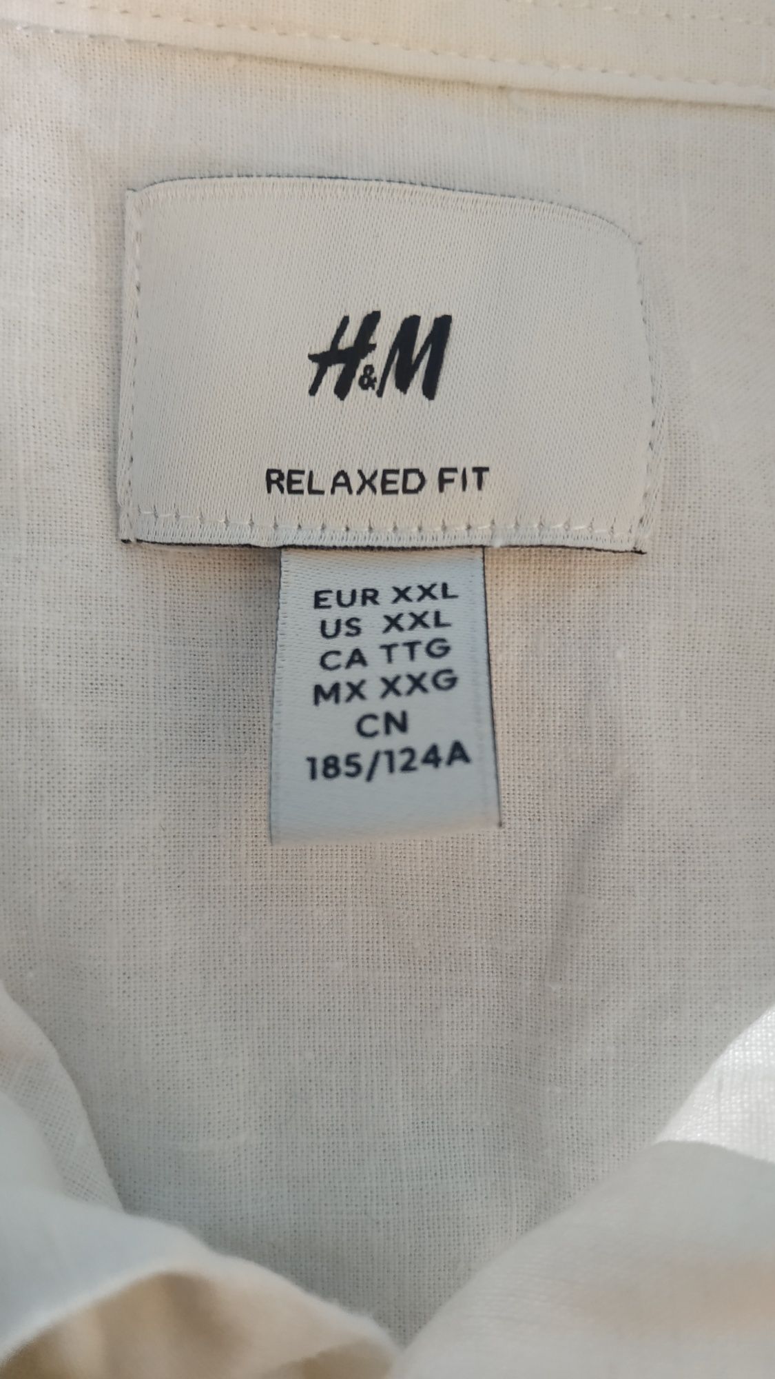 Сорочка біла вживана XXL оригінальна H&M