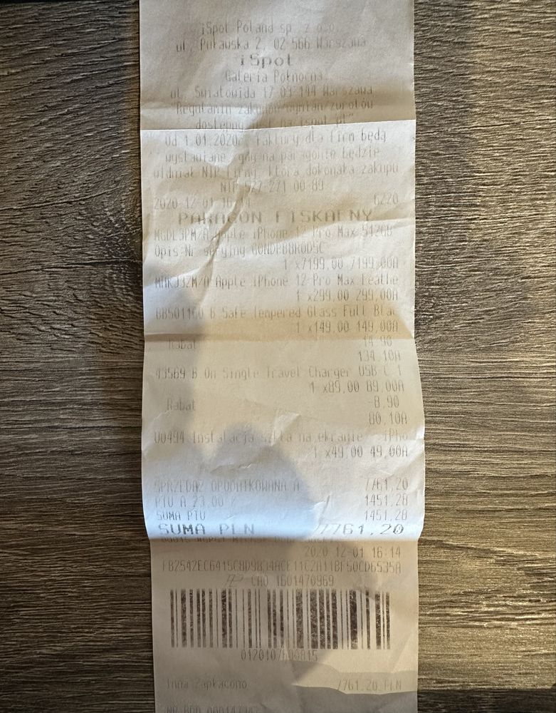 Apple iPhone 12 Pro Max 512GB Pacific Blue BATERIA: 100% etui szkło