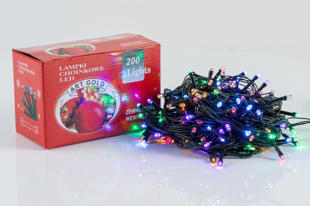 Lampki Choinkowe Multikolor 200 Led L-159M