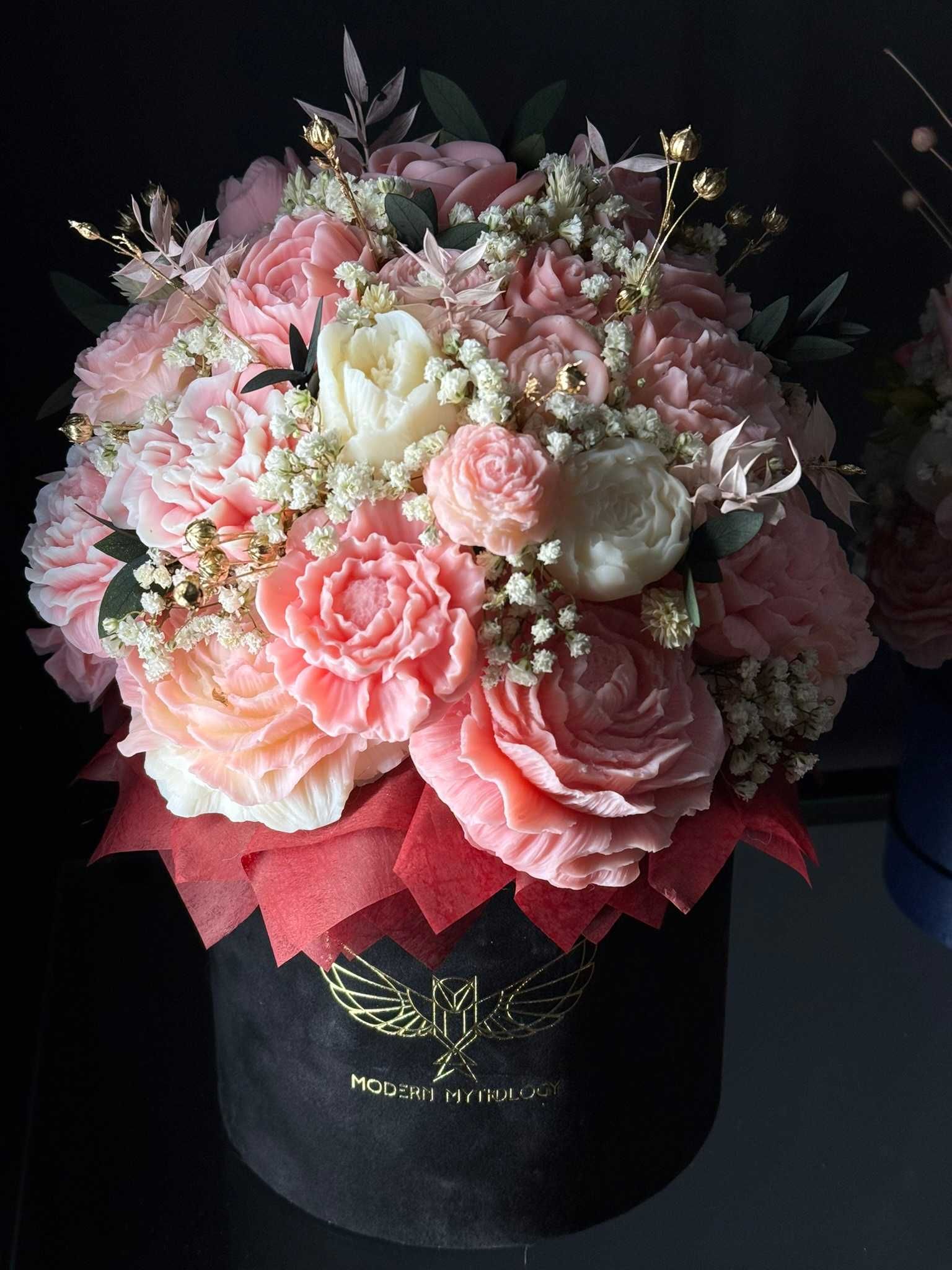 Elegancki Flowerbox – Prezent dla nauczyciela, Wesele, Urodziny
