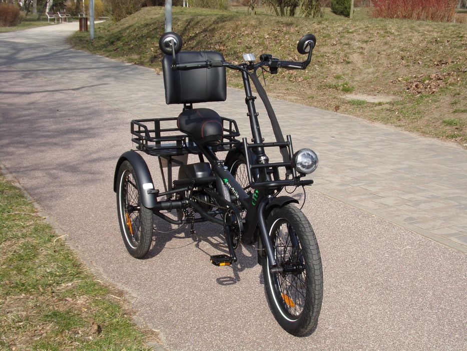 Rowery elektryczne trójkołowe