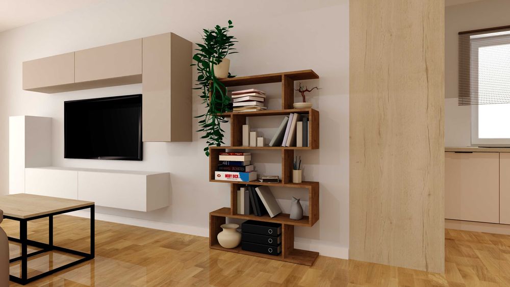 Regał Meblowy 162 x 90 x 25 Regał na ksiazki Biblioteka nowoczesny