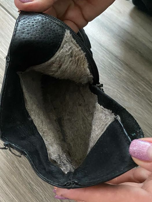 Зимние ботинки б/у