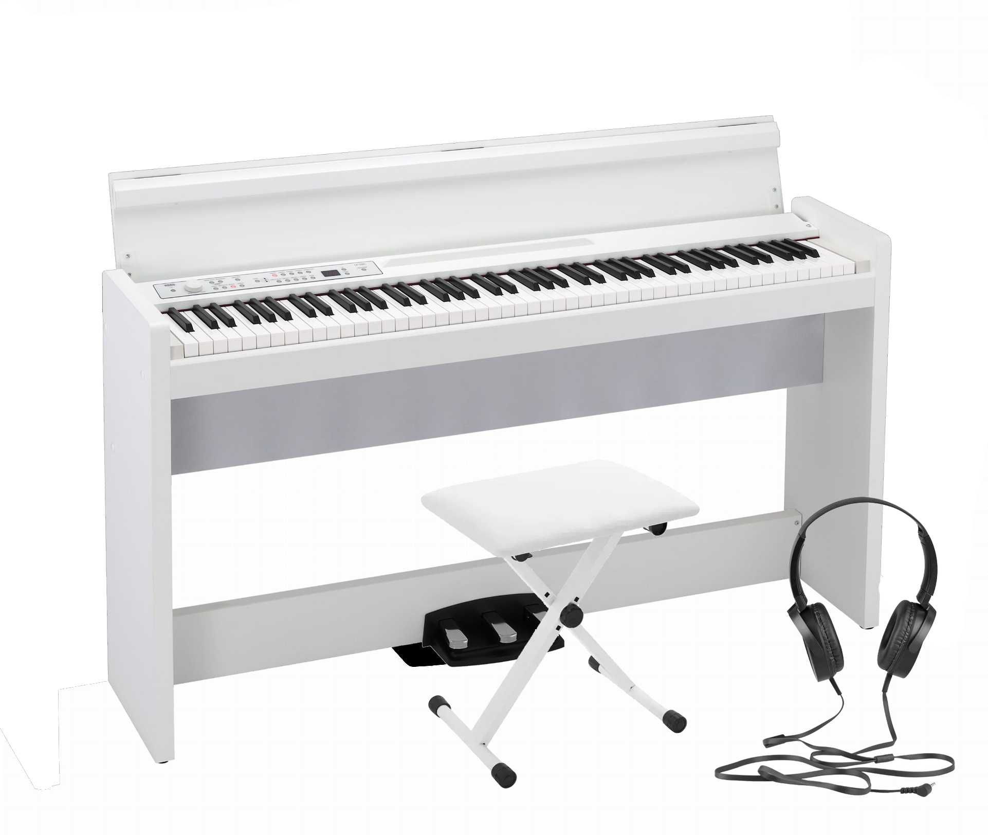 Korg LP380U WH białe pianino cyfrowe + ławka i słuchawki