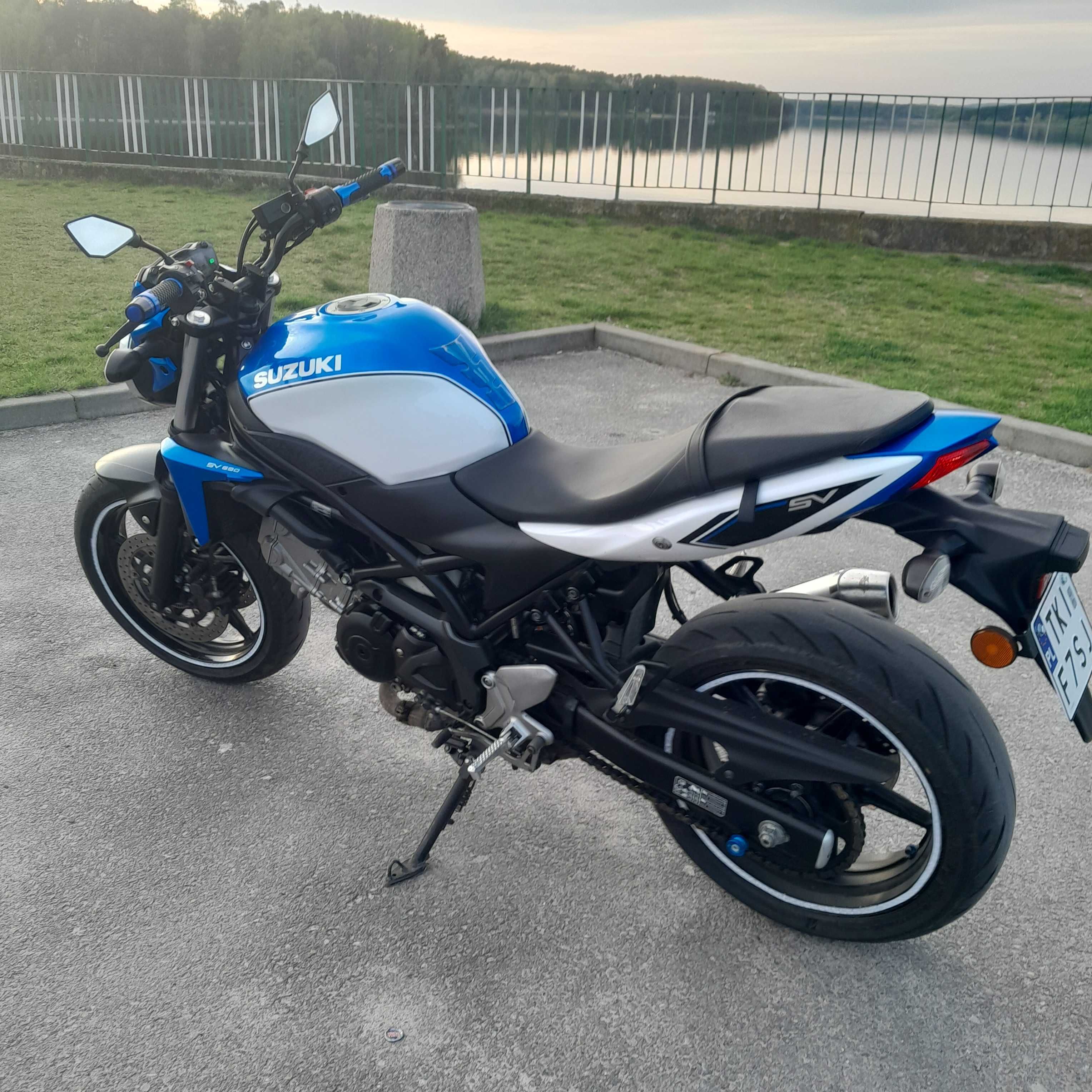 Suzuki SV 650cm3 2018r 12tys przebiegu , zarejestrowana , piękna