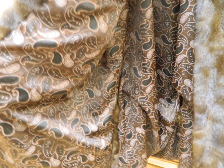 futro z norek - brązowe, rozmiar 42/44