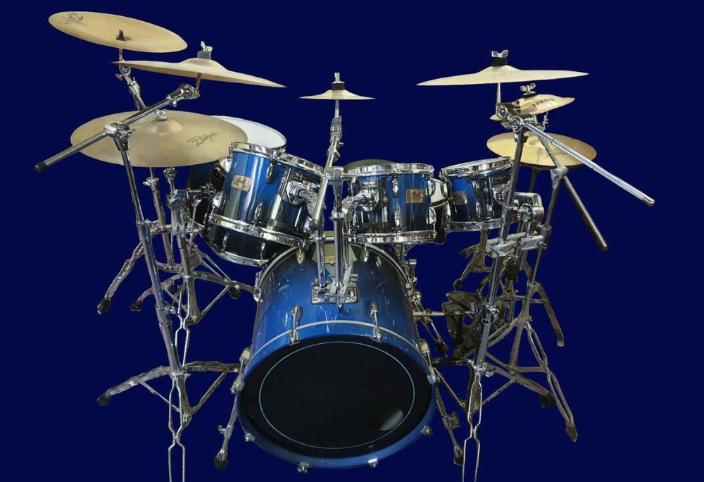 Kit de Bateria Pearl Session Maple Custom com Pratos Zildjian