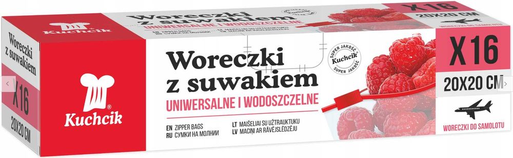 KUCHCIK 5573 WORECZKI Śniadaniowe z suwakiem