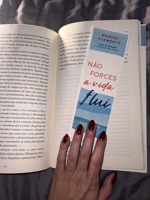 Livro - Não Forces A Vida Flui - Manuel Clemente
