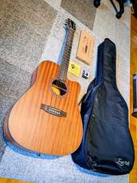 Gitara akustyczna Finlay FX-D132C G-412 + Podnóżek + Stroik + 5 kostek
