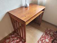 Secretaria madeira (85x52x73) (Bom estado)