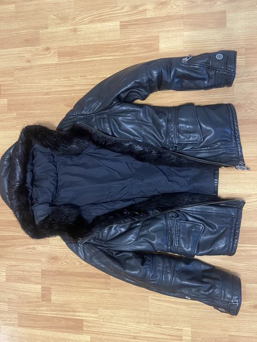 Кожаная куртка, косуха Emilio Mazzini.