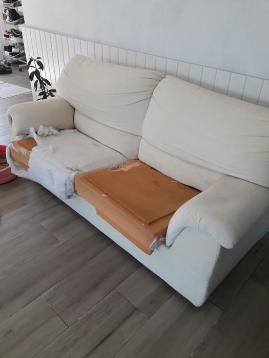 sofá usado sala estar