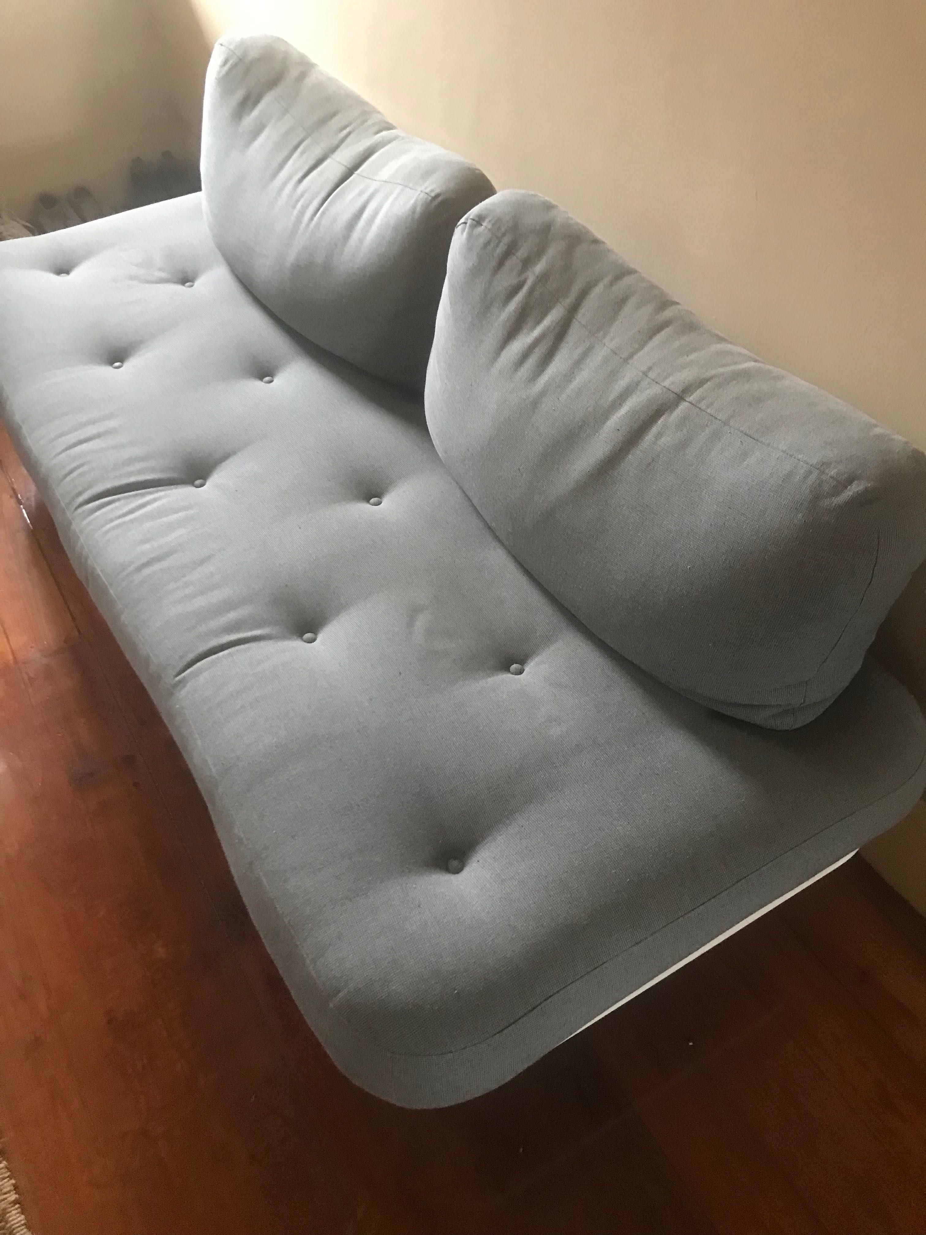 Sofá modern cinzento área infinitas