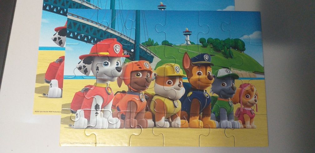 Puzzle ravensburger psi patrol strażak sam