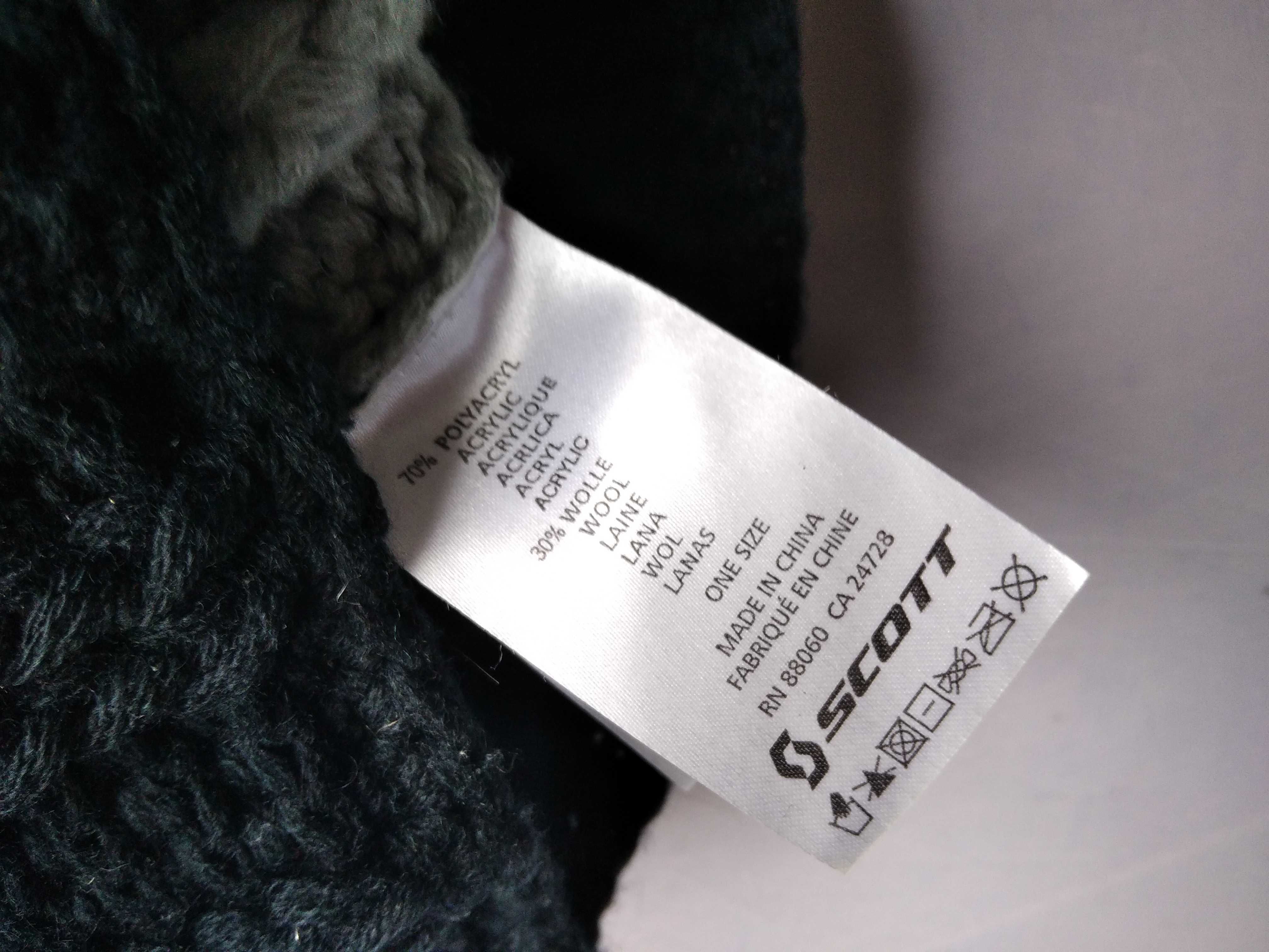 SCOTT czapka nowa unisex zimowa wełna plus akryl