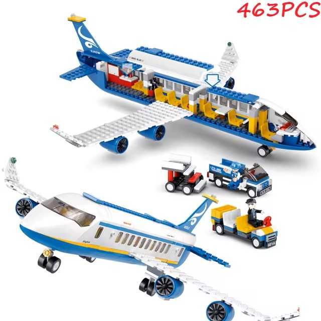 Конструктор Пассажирский Самолет 463д Літак сумісний лего Lego