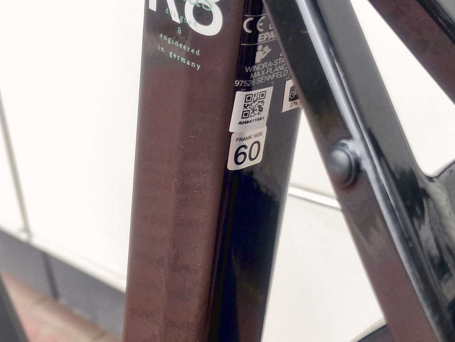 FV23% Rower elektryczny WINORA Sinus 60 cm - BOSCH 625Wh - pasek Gates
