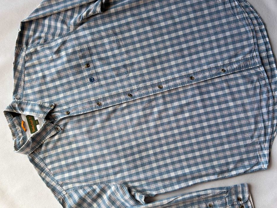 Timberland _ Koszula w kratę XL _ 100% bawełna