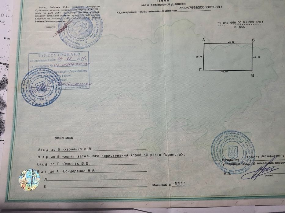 Продам ділянку під забудову
