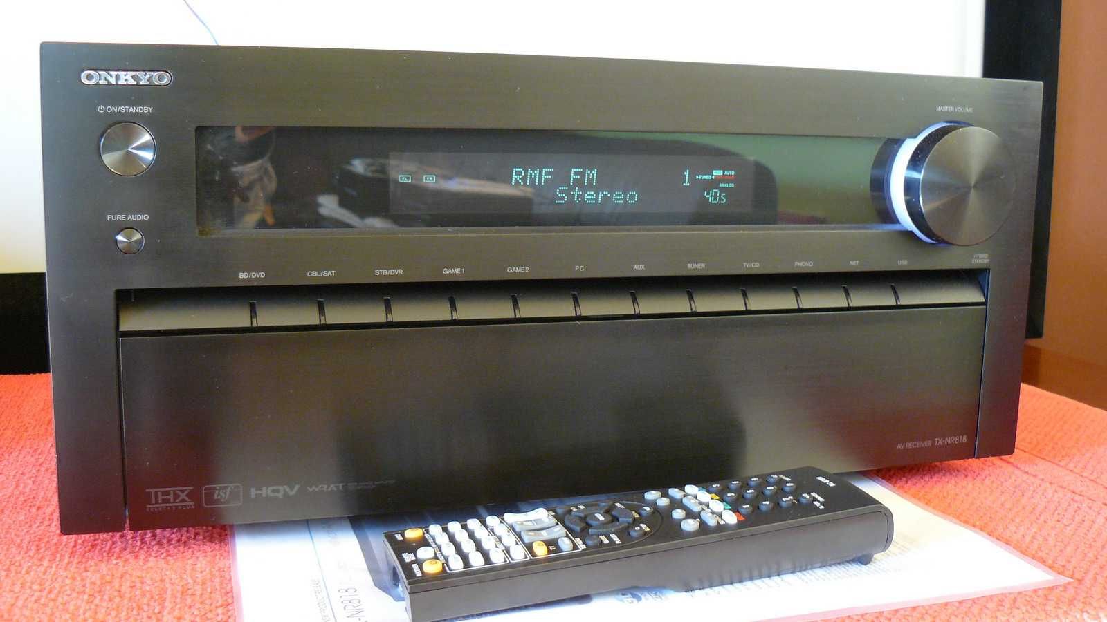 ONKYO TX-NR818 Amplituner kina domowego 7.2  moc 7x180W