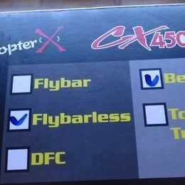 Troco-Heli FlybarLess CopterX CX450 Pro 3D;belt;Carbono;SEM ELETRONICA