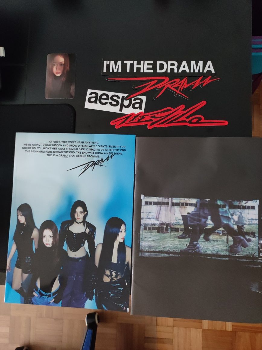 Aespa Drama Photocards e Photo albums - Photocards Winter e Giselle