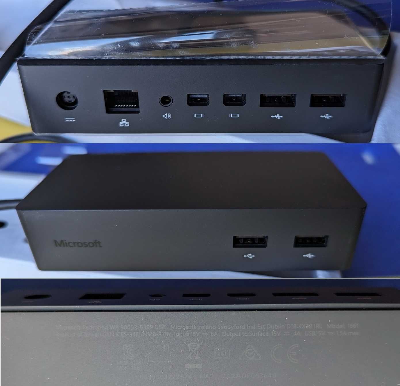 з США Microsoft Surface Dock 1661 док станція + зарядка 90w Стан нової