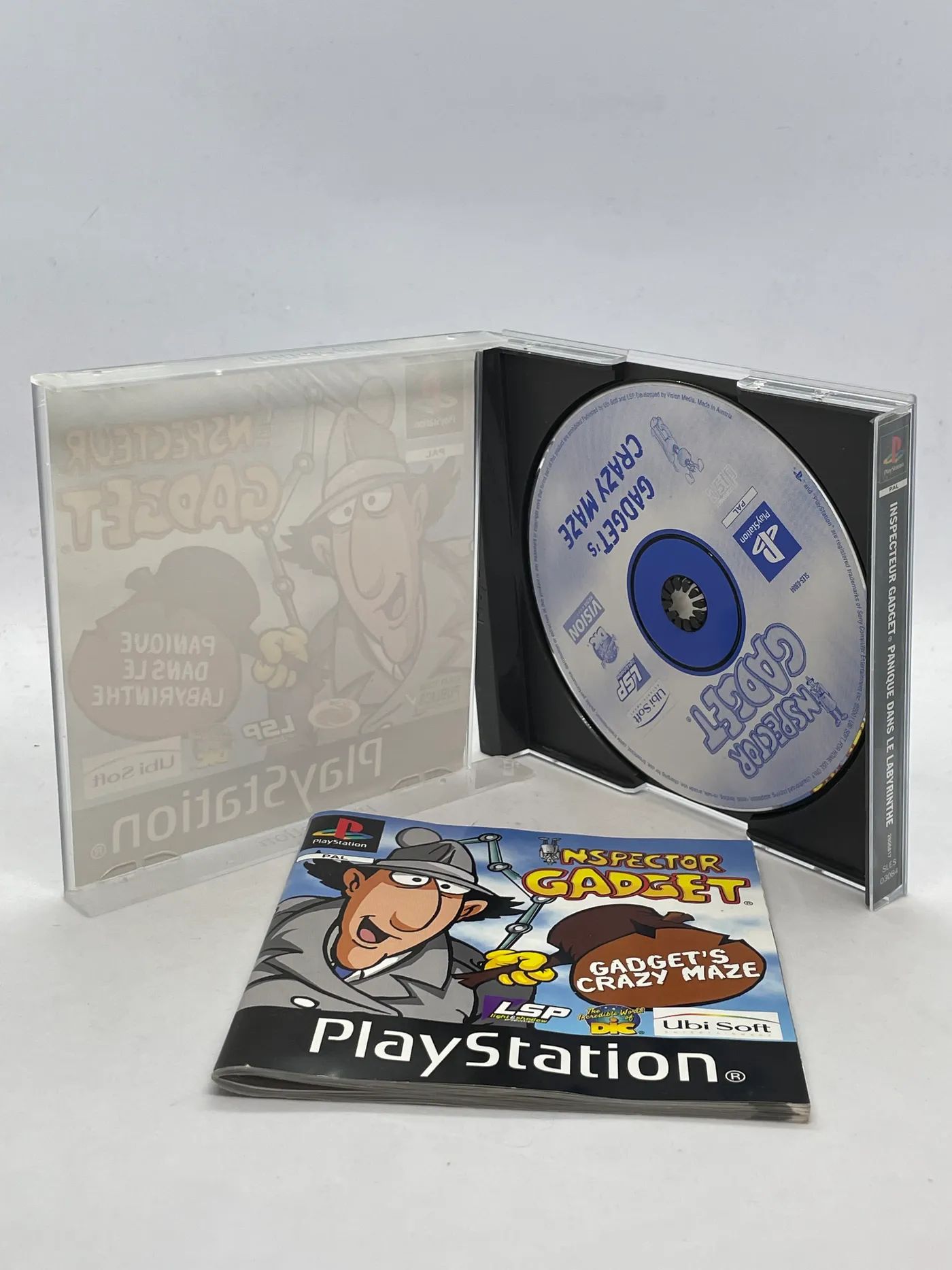 Inspector Gadget Gadget's Crazy Maze PS1 PSX Po Angielsku