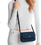 Michael Kors Jet Set Travel Small Pebbled Leather Crossbody Bag