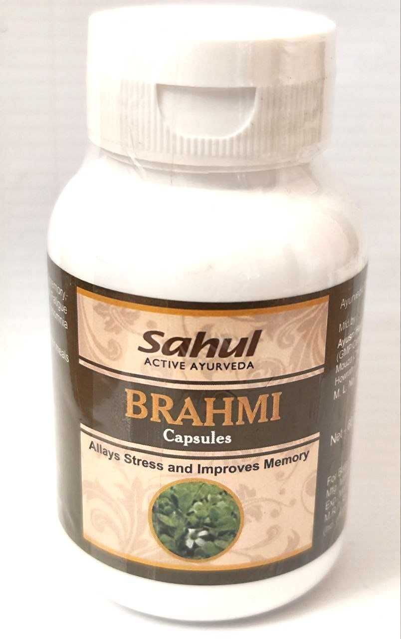 Брахми Сахул 60 кап, Brahmi Sahul, улучшает работу мозга