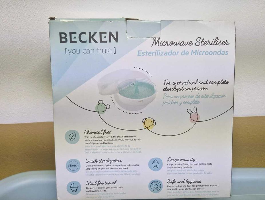 Esterilizador de Microondas Beken Baby BMS-3016