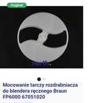 Mocowanie tarczy rozdrabniacza ręcznego braun 1,5l multiquik