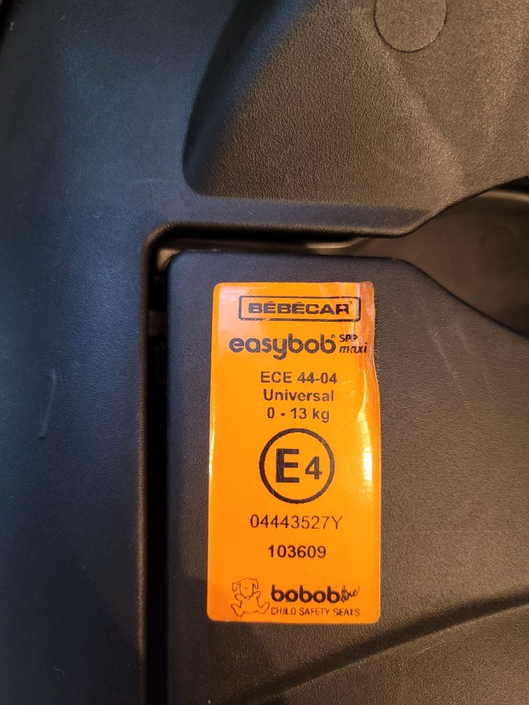 Fotelik samochodowy 0-13kg bezwypadkowy Bebecar Easybob maxi spp