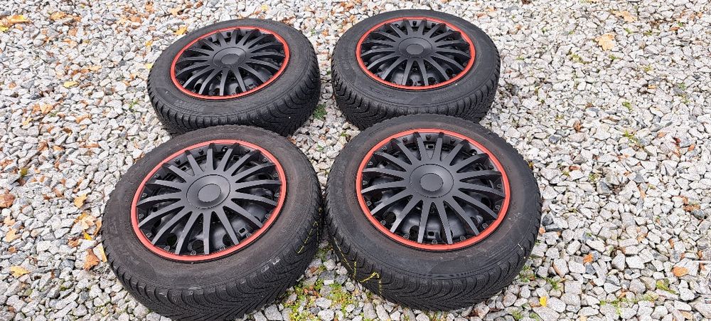 Felgi stalowe 15" z oponami SKODA FABIA 3 ZIMA