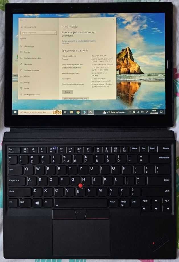 Laptop Lenovo ThinkPad X1 Tablet Gen 3 - 2w1
