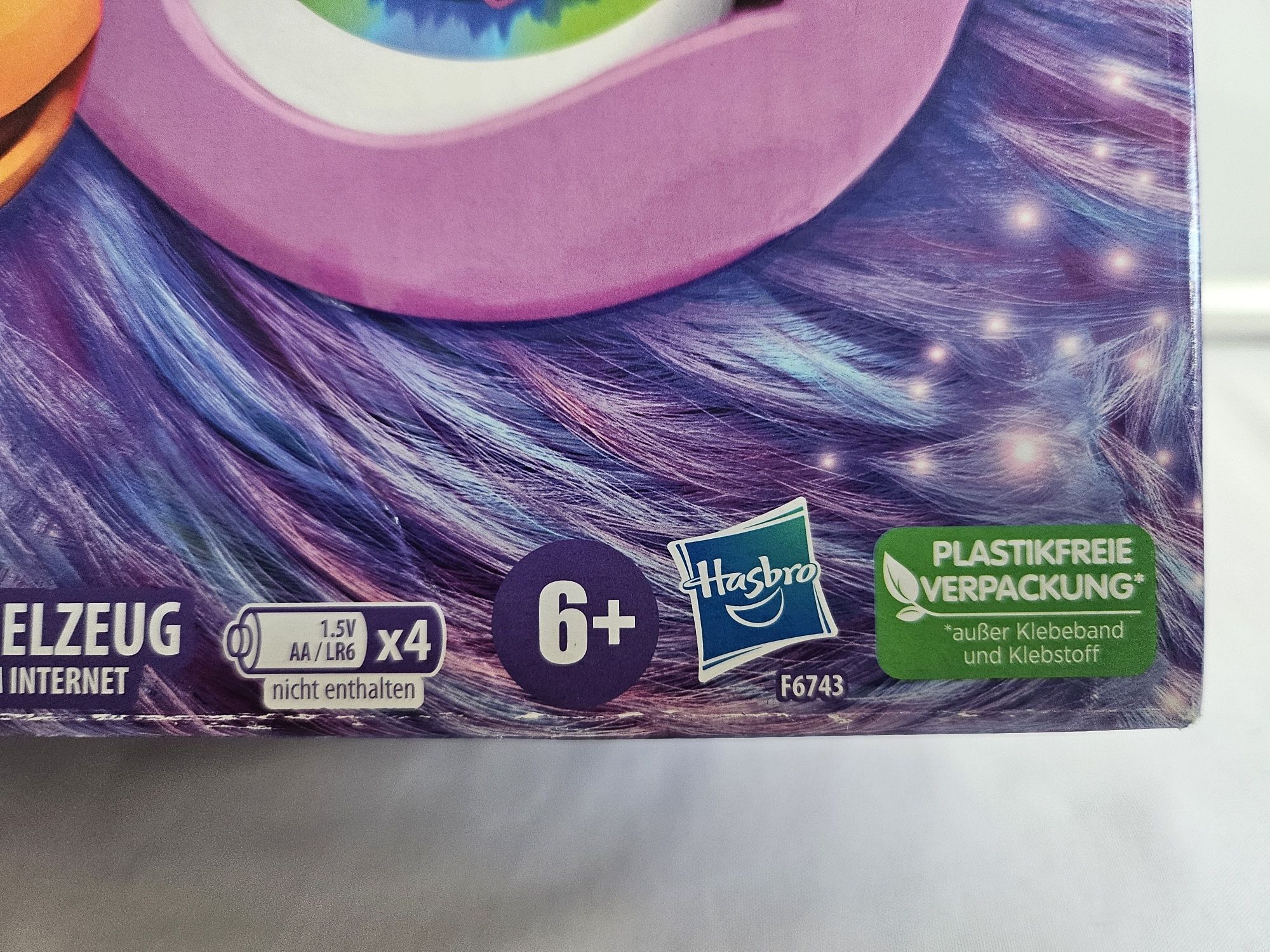 Interaktywna zabawka fioletowy Furby duży pluszowy Hasbro