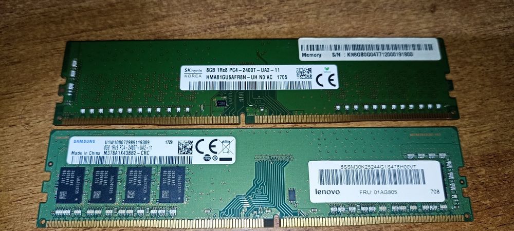 Пам'ять для ПК, ддр4, DDR4, 2400mgz, samsung, hunix