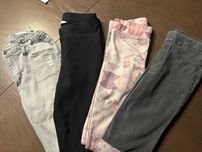 Spodnie Legginsy Jeansy spodnie dziewczęce 140 146 H&M x4