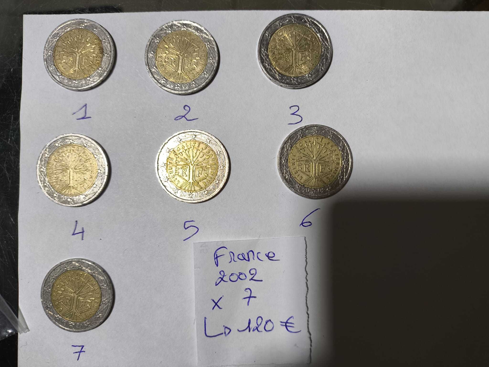 Moedas de 2 euros  negociável