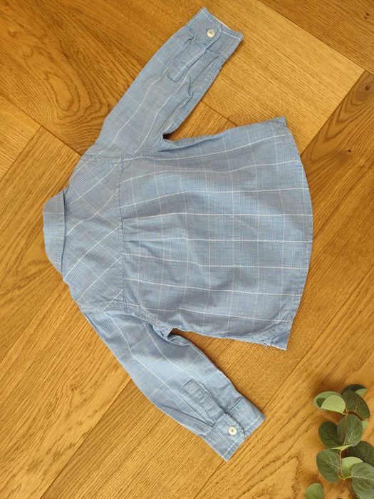 Zestaw 2szt- koszule 74 koszula niemowlęca chłopięca bawełniana