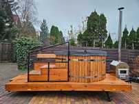 Jacuzzi mobilne, bania, balia ogrodowa, jacuzzi wynajem