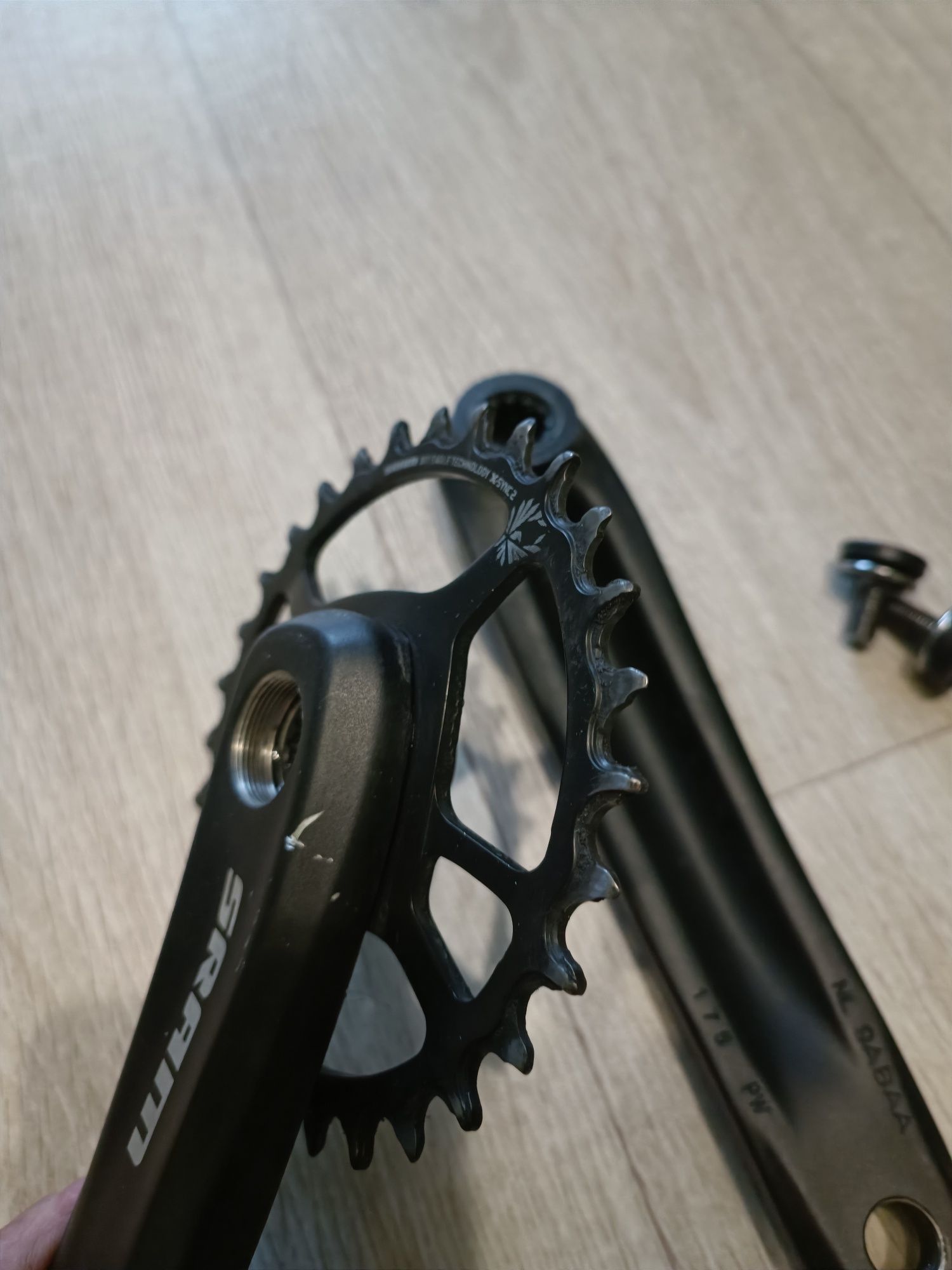 Шатуны Sram SX 175,Power Spline, 10-12ск.,Звезда 30 Т X-SYNC 2 Steel